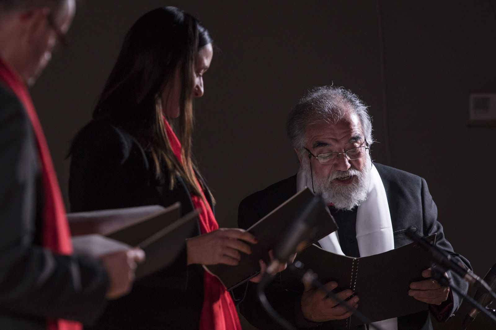 'Per Nadal, fem el Poema’ a l’Escola Municipal de Música i Conservatori Victòria dels Àngels. FOTO: Lali Puig