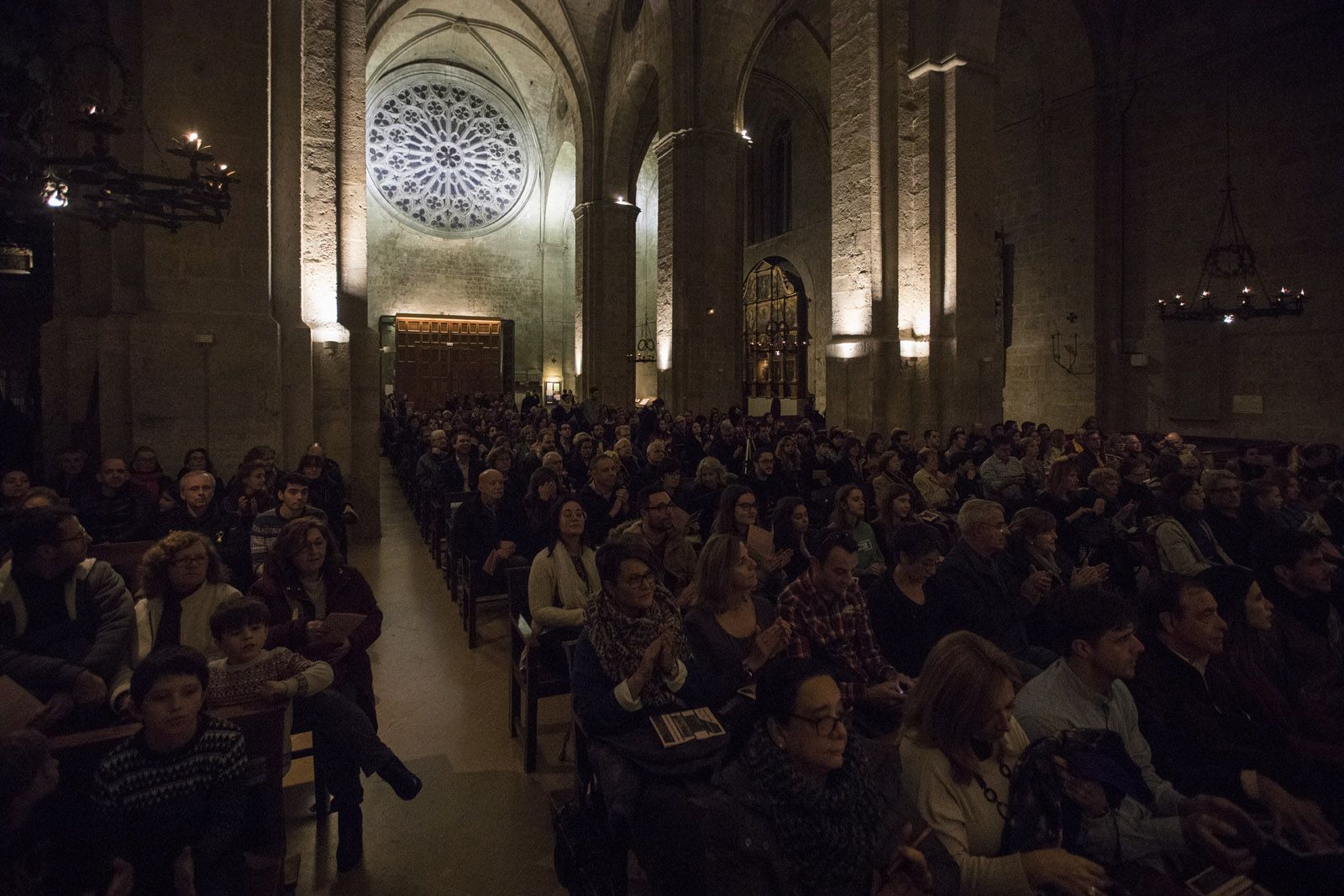 Concert: 'Nadales d'arreu' amb el Cor Aglepta a l’Església del Monestir. FOTO: Lali Puig