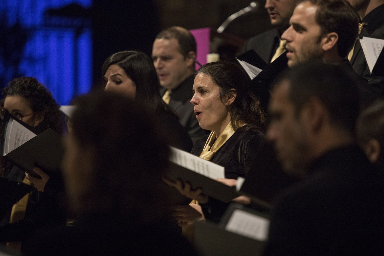 Concert: 'Nadales d'arreu' amb el Cor Aglepta a l’Església del Monestir. FOTO: Lali Puig