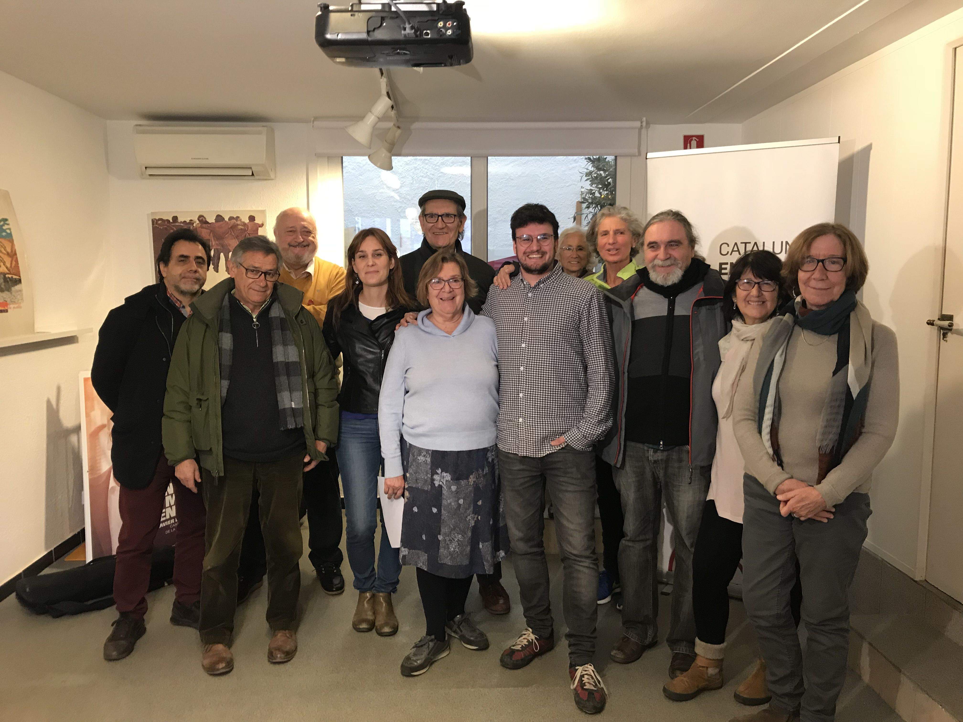 L'acte ha tingut lloc a la seu dels Comuns a Sant Cugat FOTO: Mireia Puente 