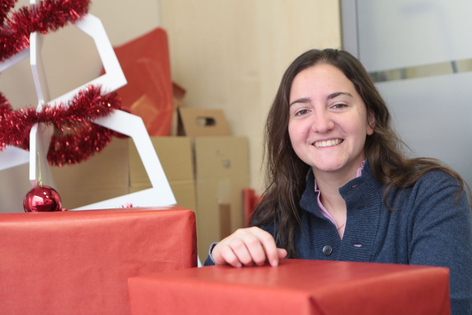 Cristina Romances membre del Grup de Joves de la Parròquia FOTO: Artur Ribera