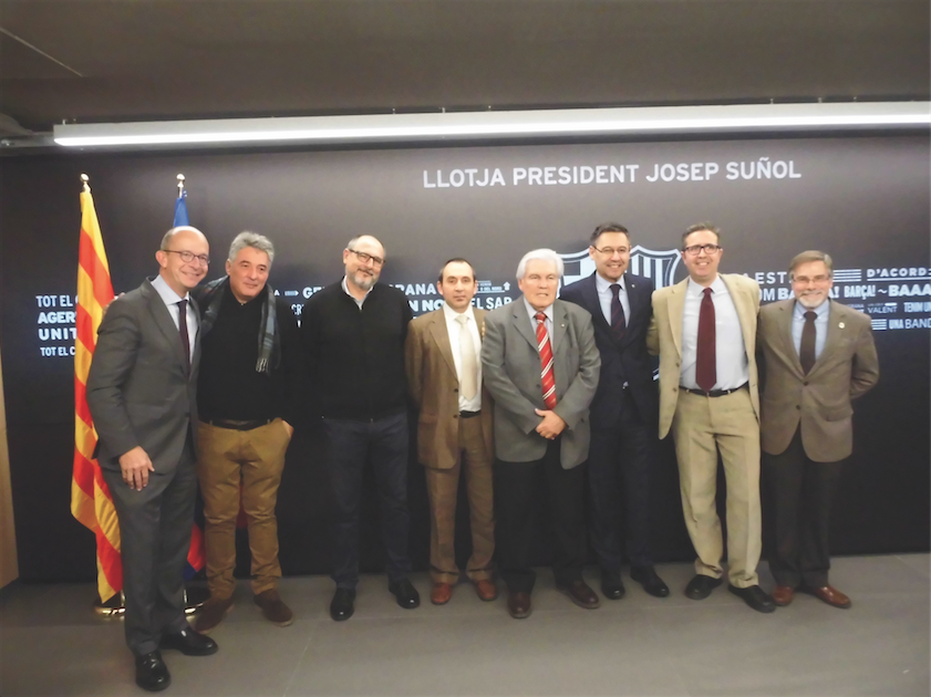 Recepció nadalenca de la Directiva del FC Barcelona FOTO: Cedida