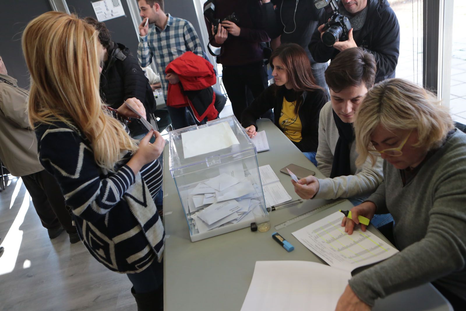 Col·legi electoral de Mira-Sol FOTO: Artur Ribera