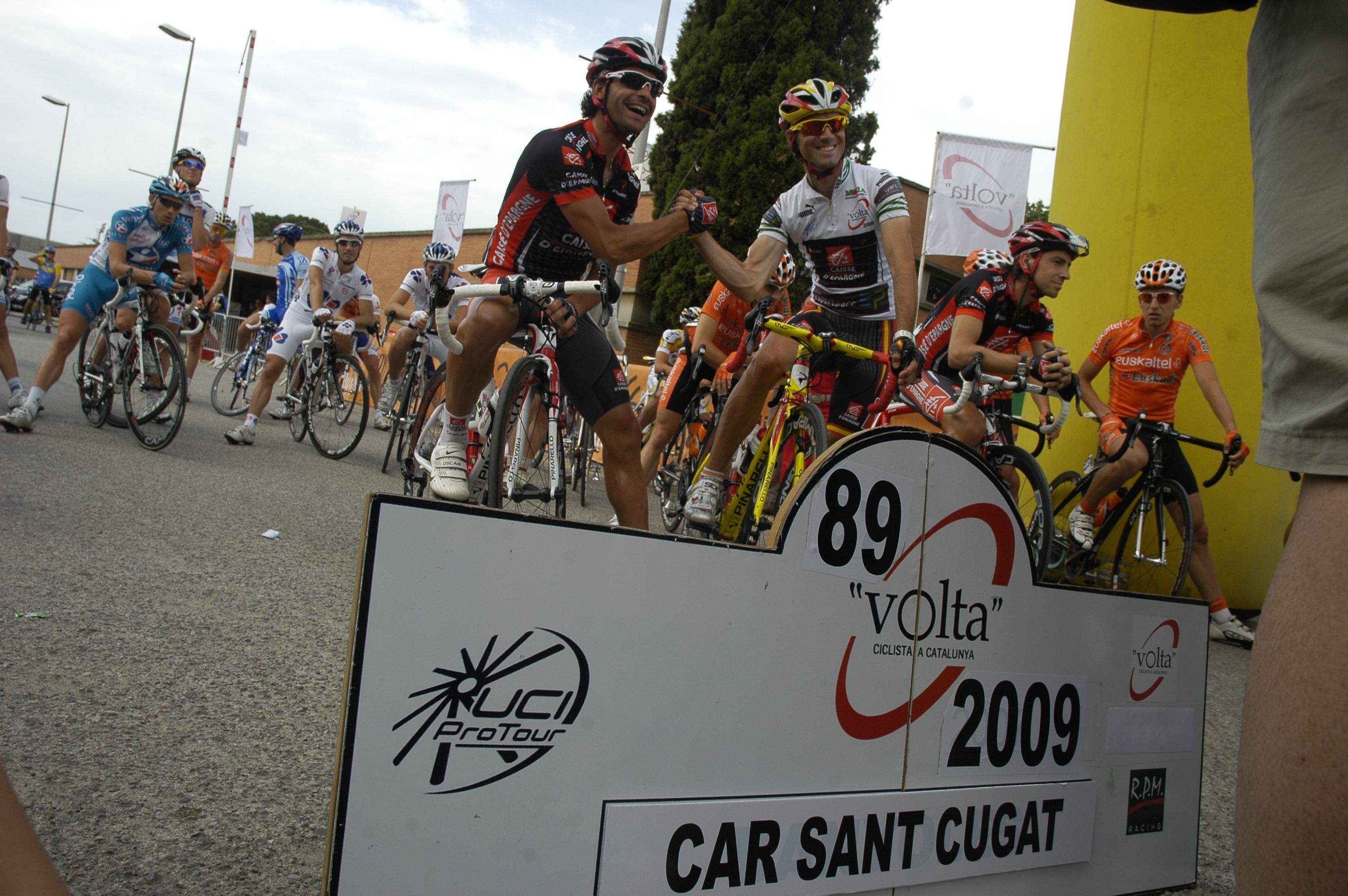 El CAR va ser l'escenari el 2009 de la sortida de la Volta a Catalunya. FOTO: Arxiu