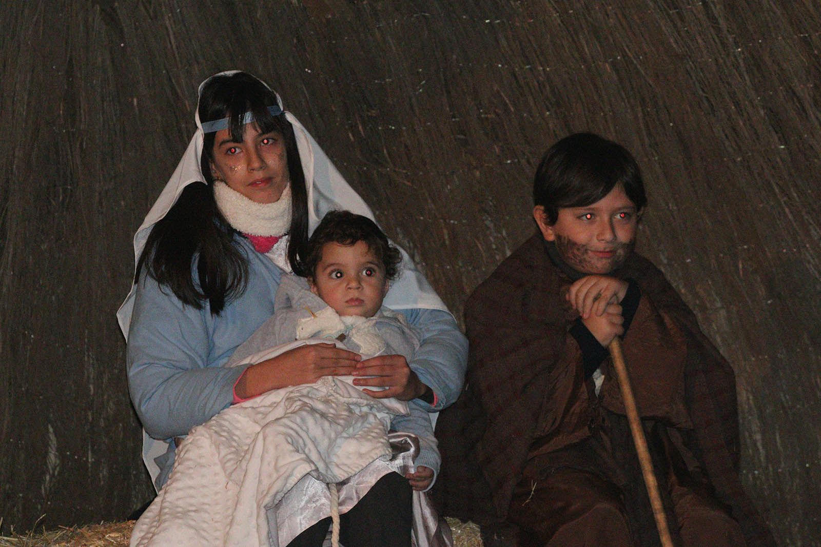 El pessebre vivent als jardins del Monestir. Foto: Lali Álvarez