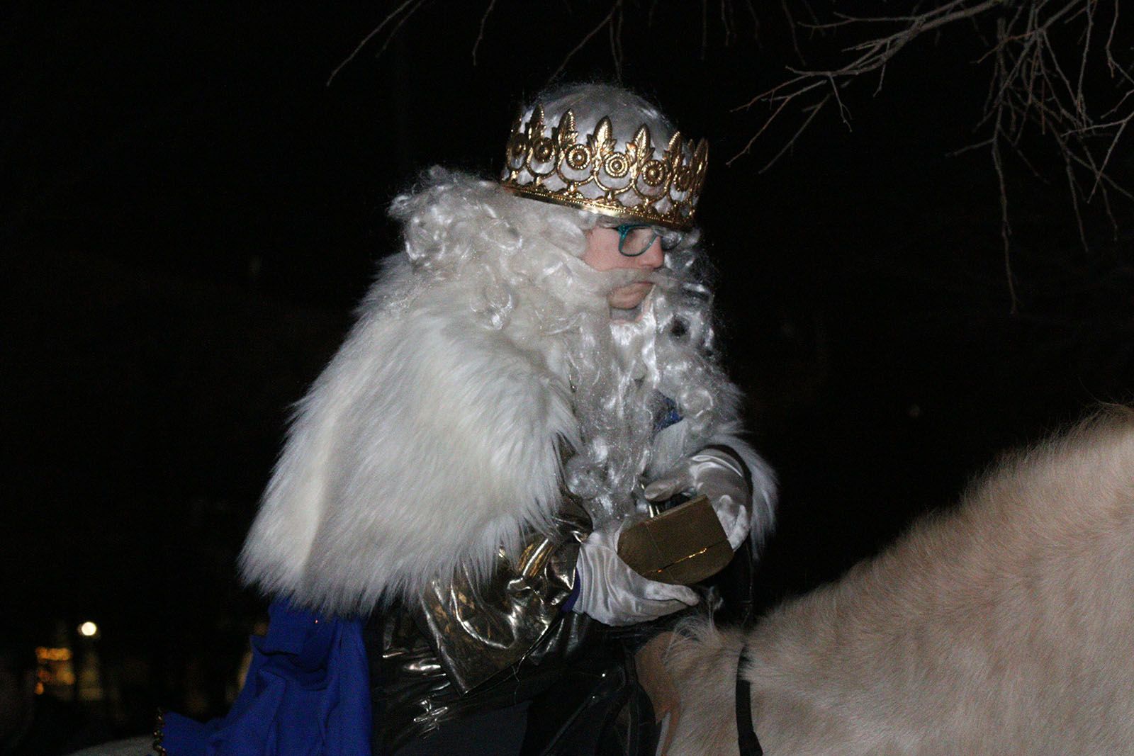 El pessebre vivent als jardins del Monestir. Foto: Lali Álvarez
