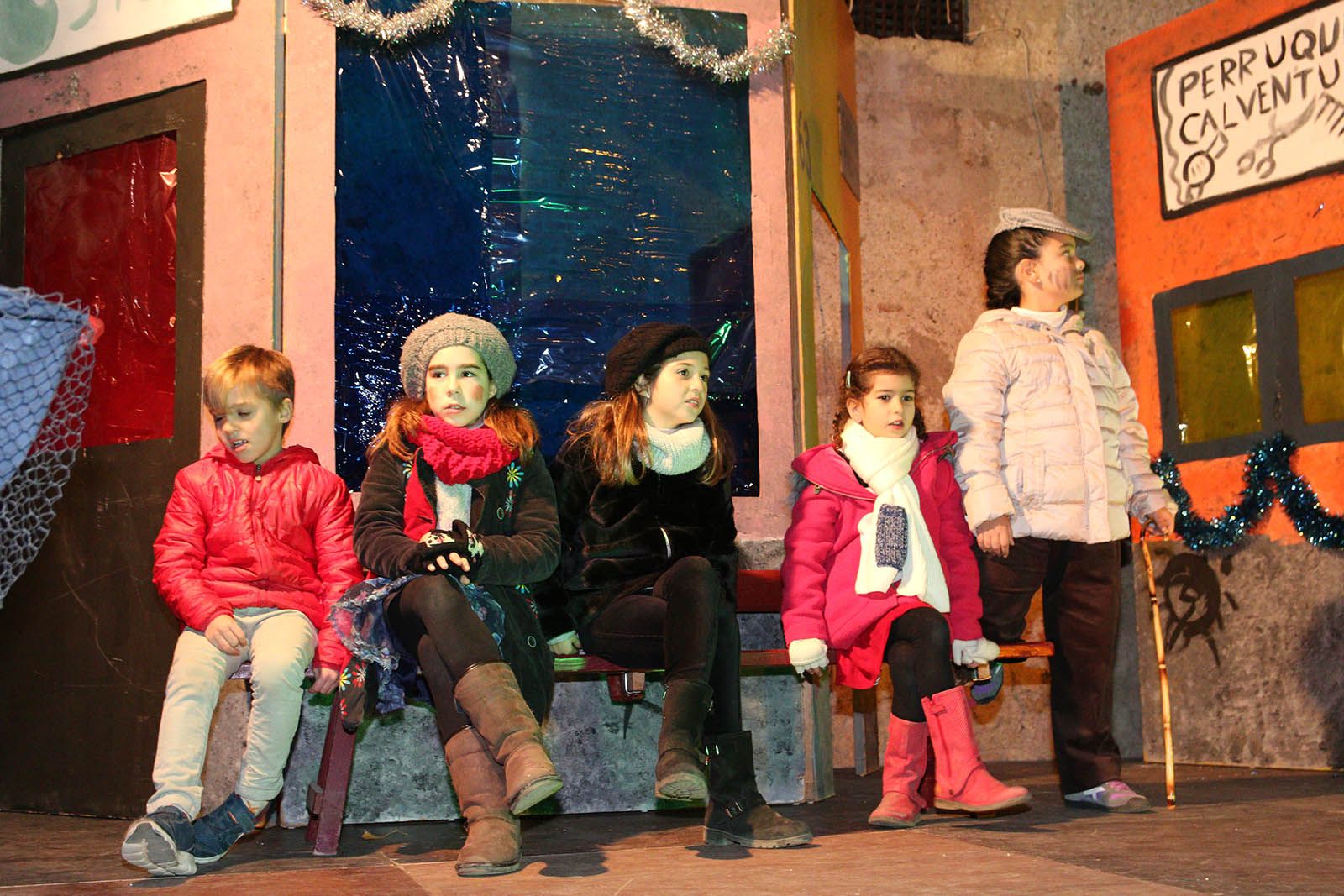 El pessebre vivent als jardins del Monestir. Foto: Lali Álvarez