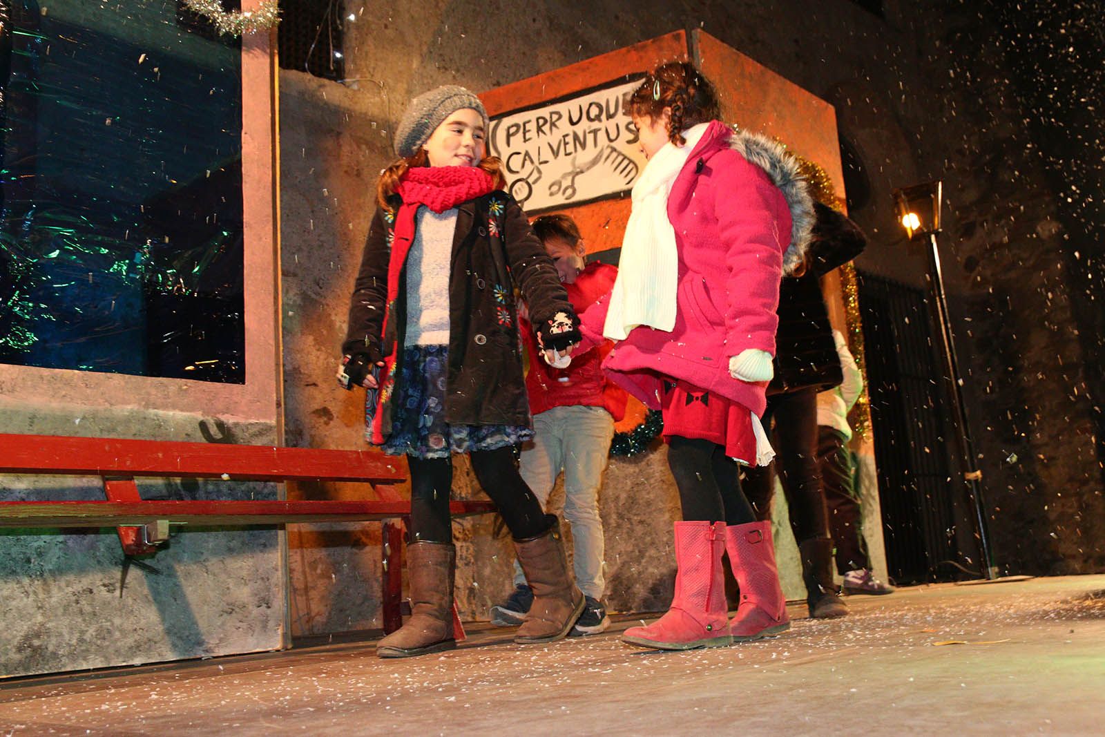 El pessebre vivent als jardins del Monestir. Foto: Lali Álvarez