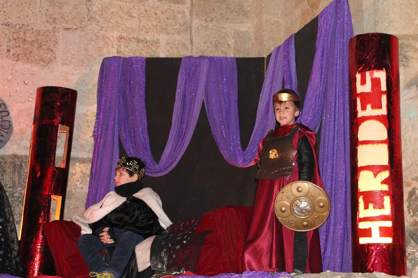 El pessebre vivent als jardins del Monestir. Foto: Lali Álvarez