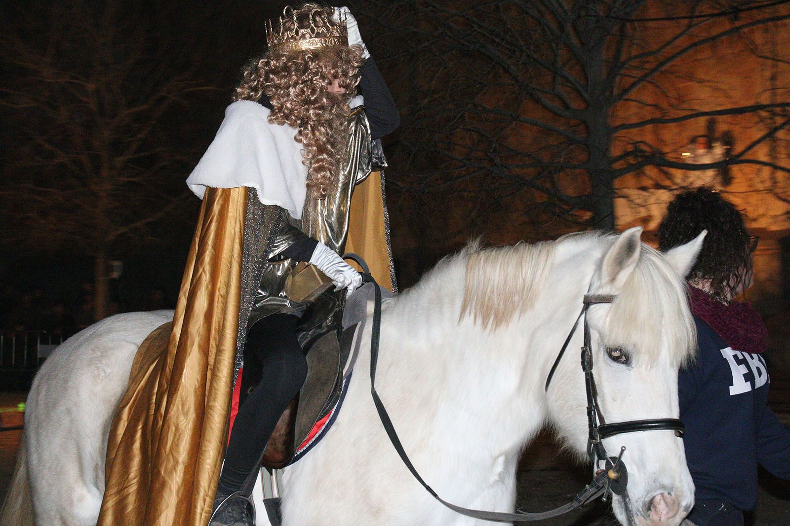 El pessebre vivent als jardins del Monestir. Foto: Lali Álvarez