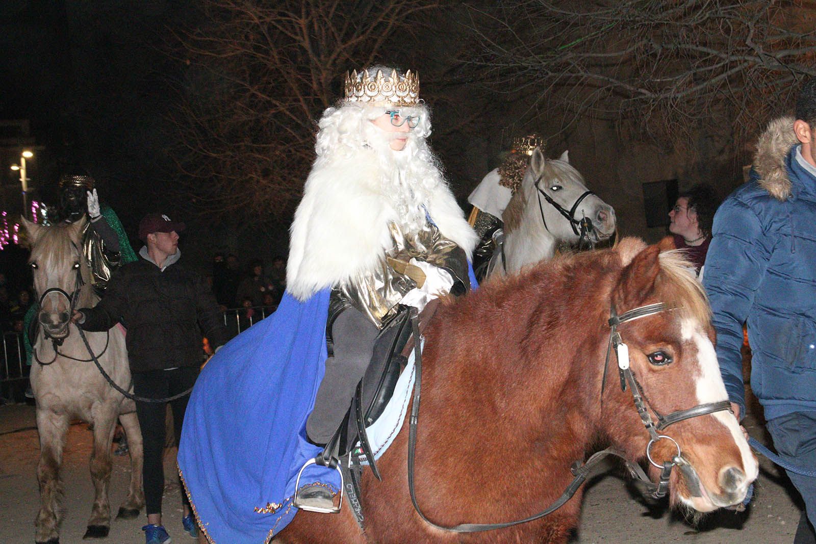 El pessebre vivent als jardins del Monestir. Foto: Lali Álvarez