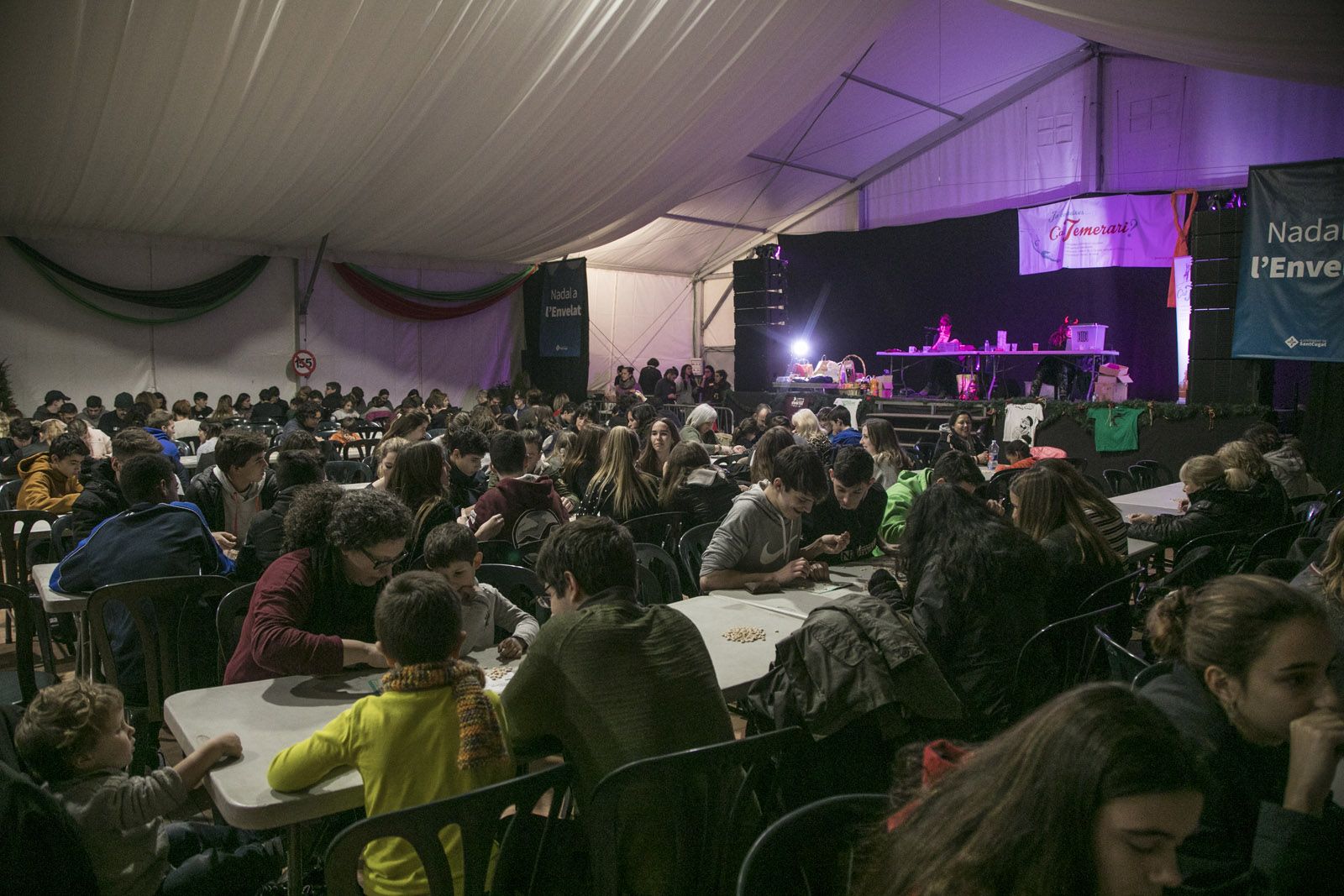 Imatge d'arxiu del Quinto de Nadal a Sant Cugat el 2017. FOTO: Lali Puig