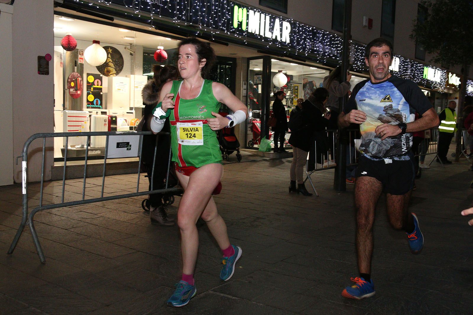 Imatge de l'edició del 2017 de la cursa Sant Silvestre de Sant Cugat. FOTO: Lali Álvarez