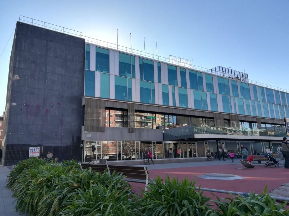 La pancarta ha estat retirada per seguretat  FOTO: C. Caballé