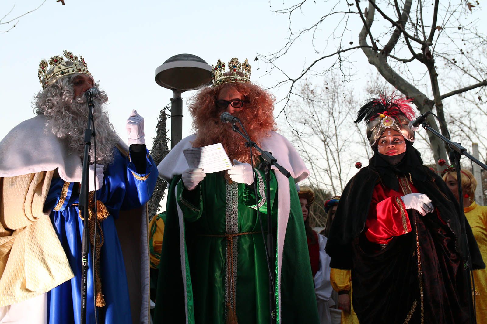 La cavalcada dels Reis d'Orient a La Floresta. FOTO: Lali Álvarez