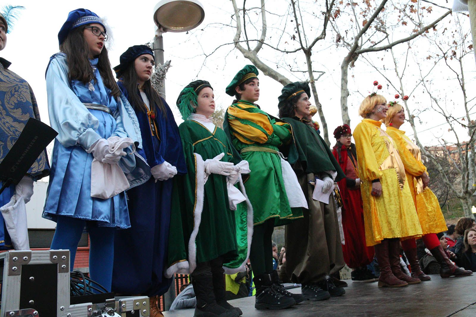 La cavalcada dels Reis d'Orient a La Floresta. FOTO: Lali Álvarez