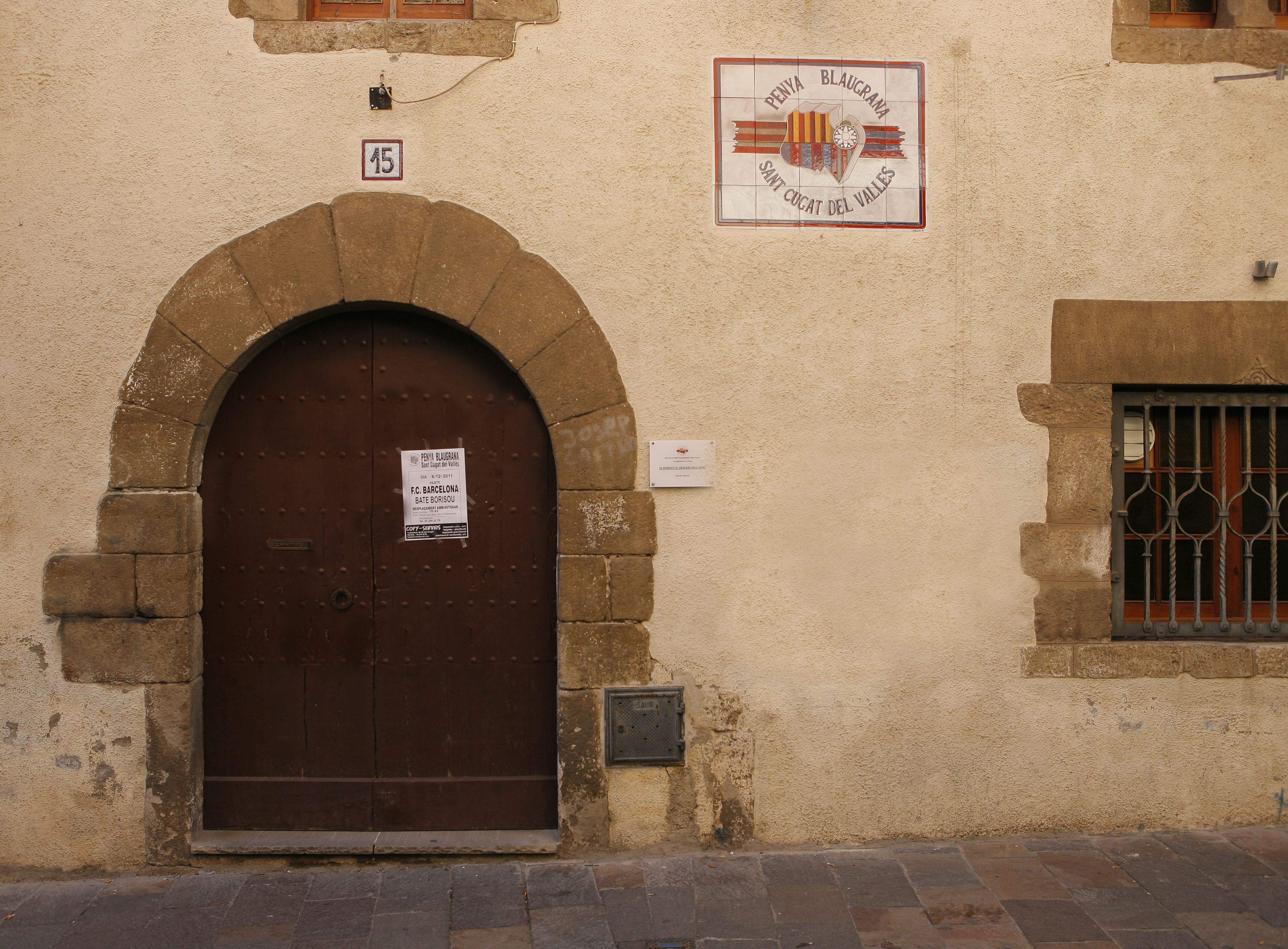 Seu de la Penya Blaugrana Sant Cugat. FOTO: Artur Ribera