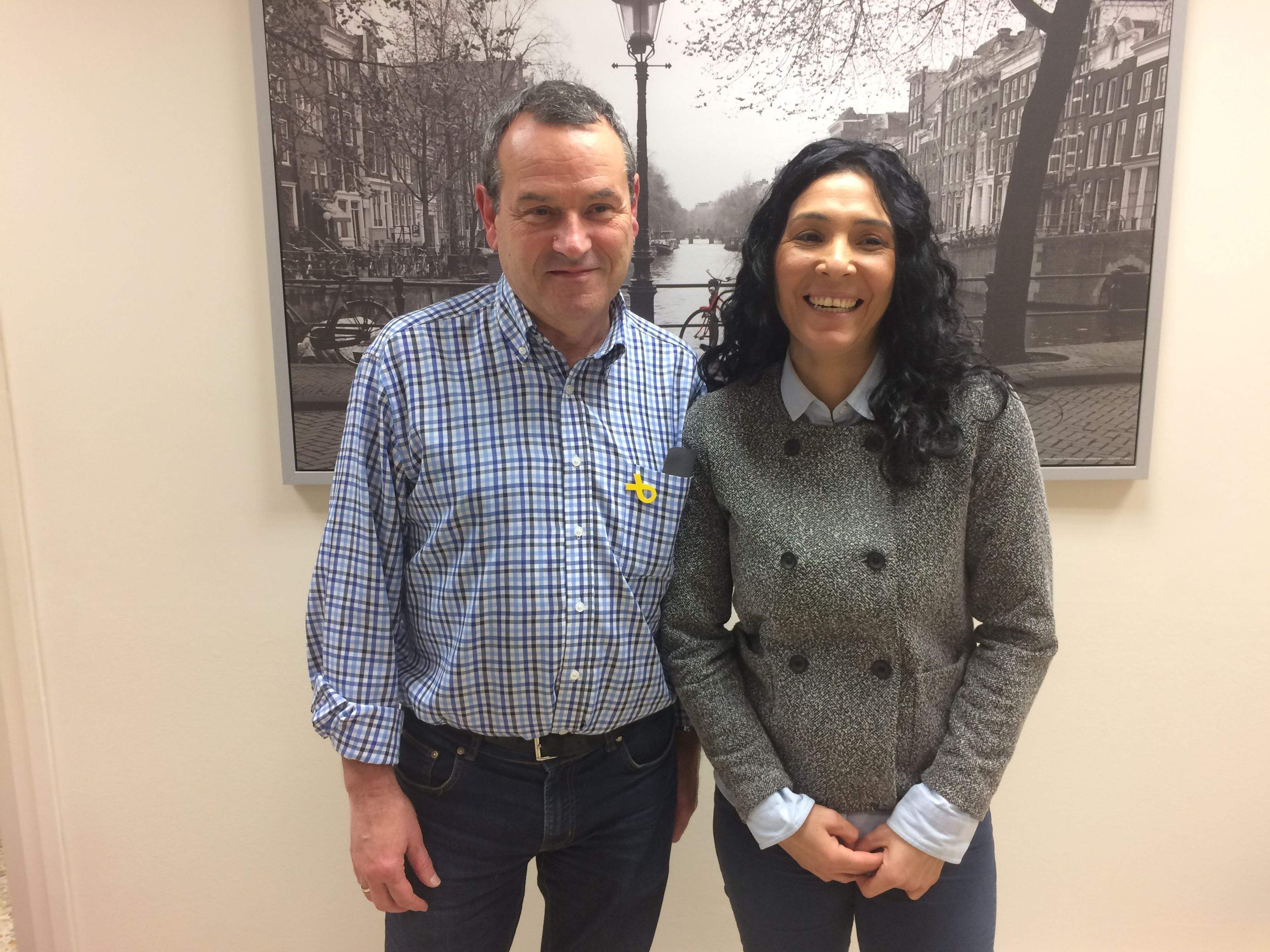 Rafa Robledo i Núria Palos. FOTO: À. L. P.