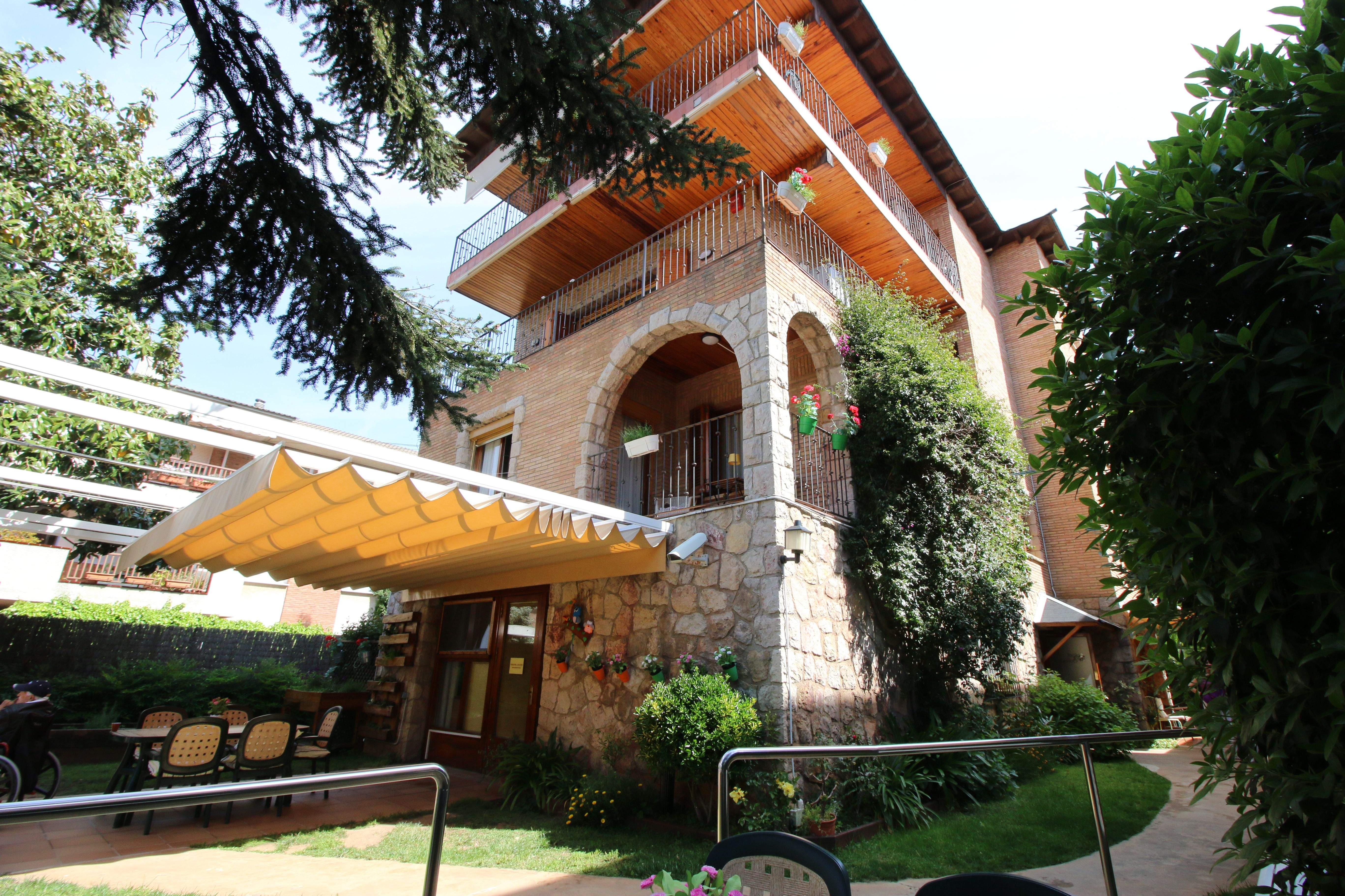 El jardí de la residència FOTO: Cedida