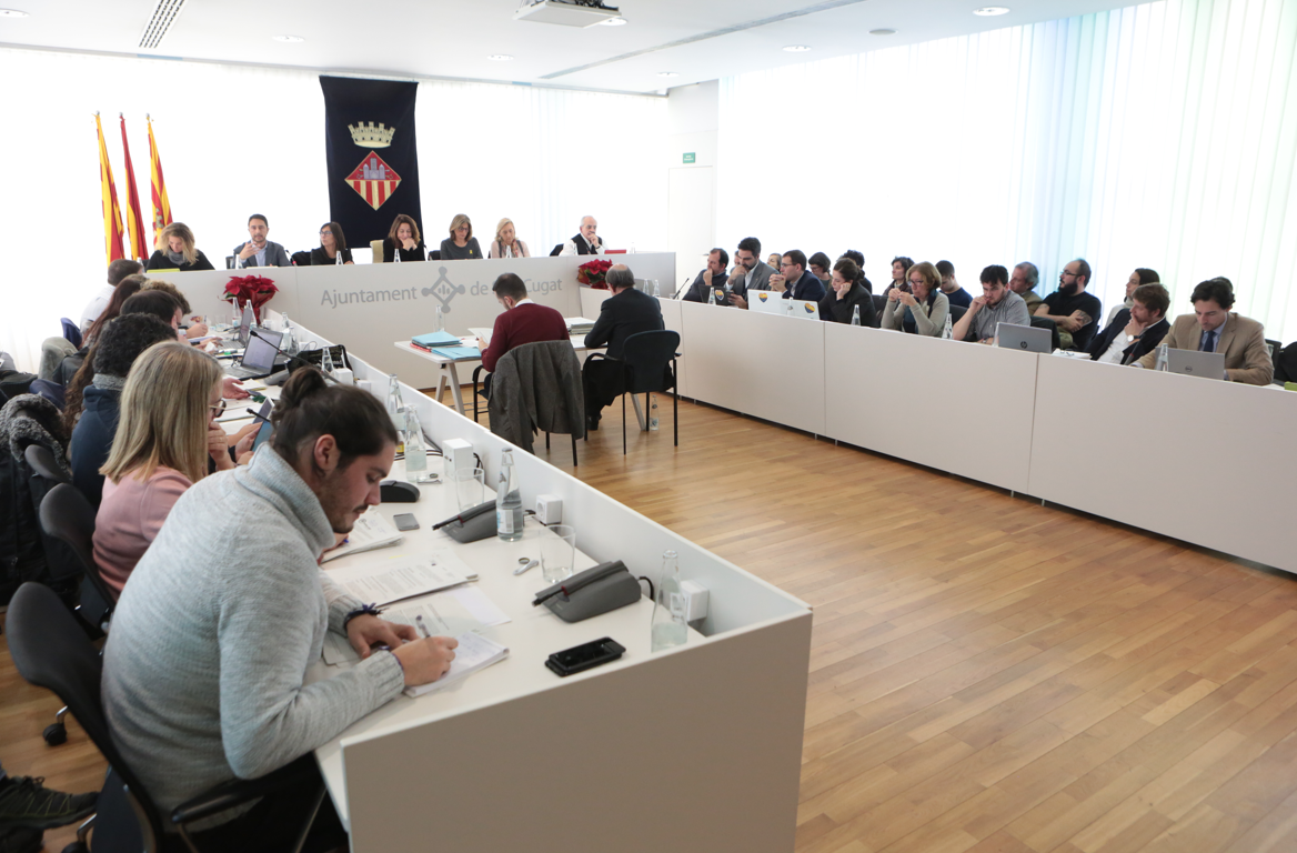 Ple Municipal de Sant Cugat FOTO: Artur Ribera