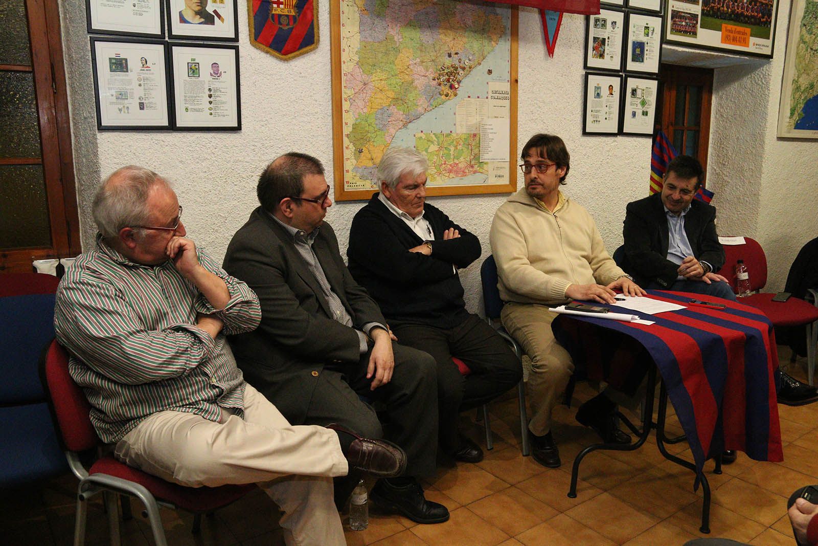 Col·loqui sobre "El món penyístic al segle XXI" a la Penya Blaugrana. Foto: Lali Álvarez
