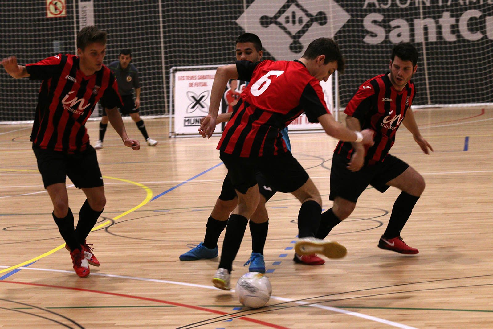 Partit de lliga de futbol sala: FS Sant Cugat-La Font Màgica. Foto: Lali Álvarez