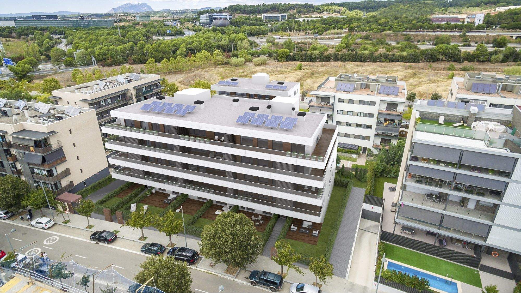 Disseny de la futura promoció d'habitatges d'Amenabar a Sant Cugat FOTO: Amenabar