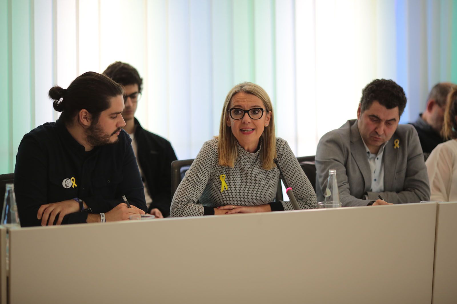 Grup d'ERC-MES. FOTO: Artur Ribera. 