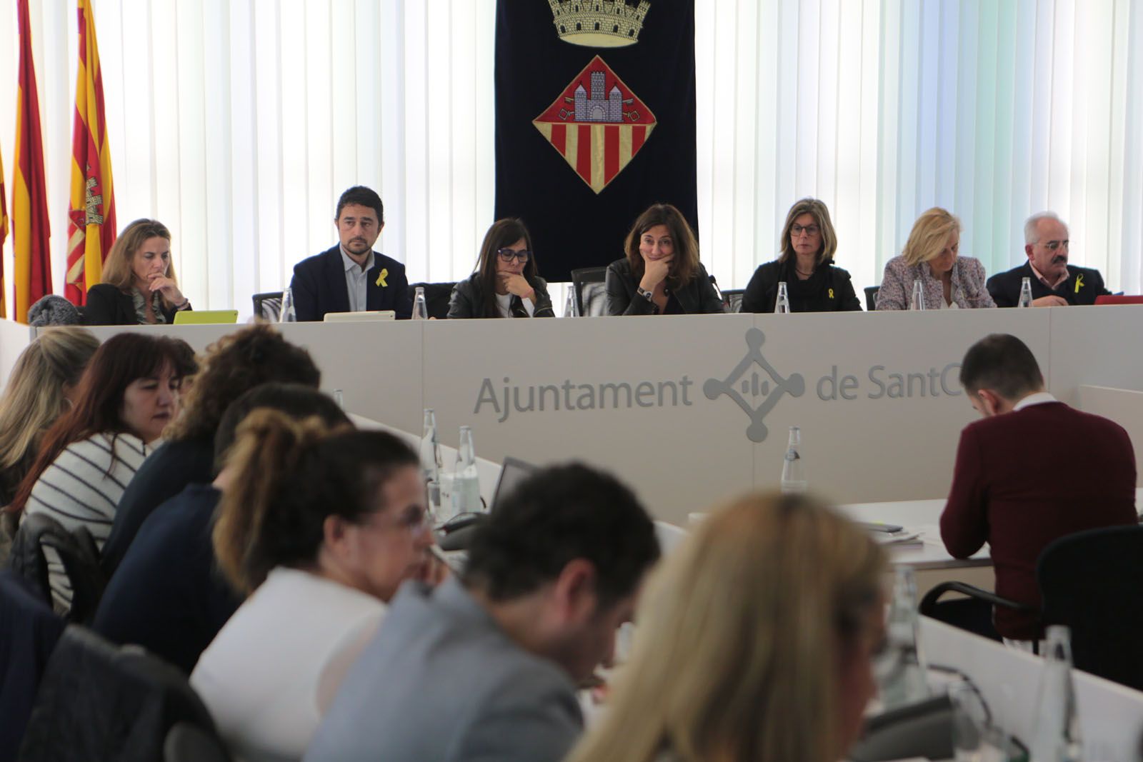 El ple municipal ha debatut la proposta del PP i la proposta alternativa d'ERC-MES. FOTO: Artur Ribera