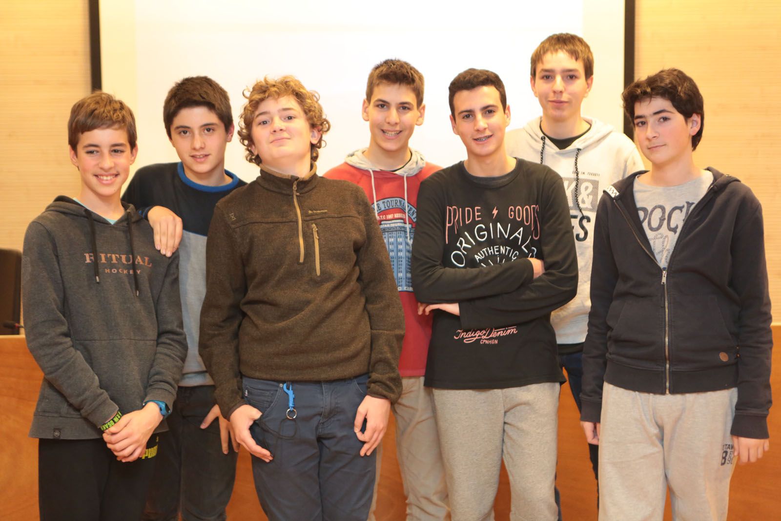 L'equip de robòtica de l'Arnau Cadell FOTO: Artur Ribera 