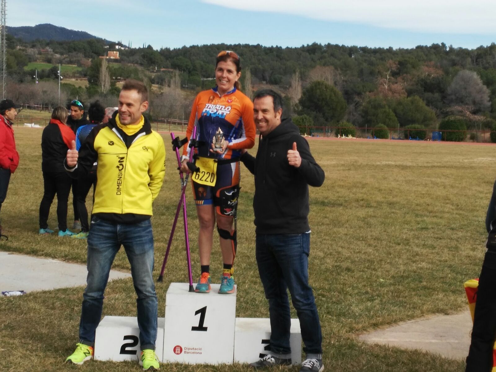 Laia Casino, campiona de Catalunya absoluta de duatló de carretera. FOTO: Alberto Sanchís