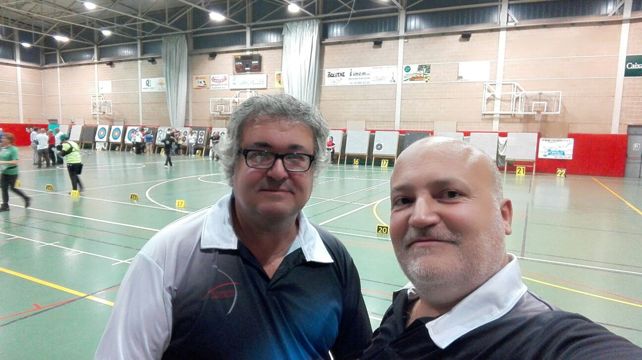Gonzalo Lanas i Adolf Priante. FOTO: Club Arquers Sant Cugat