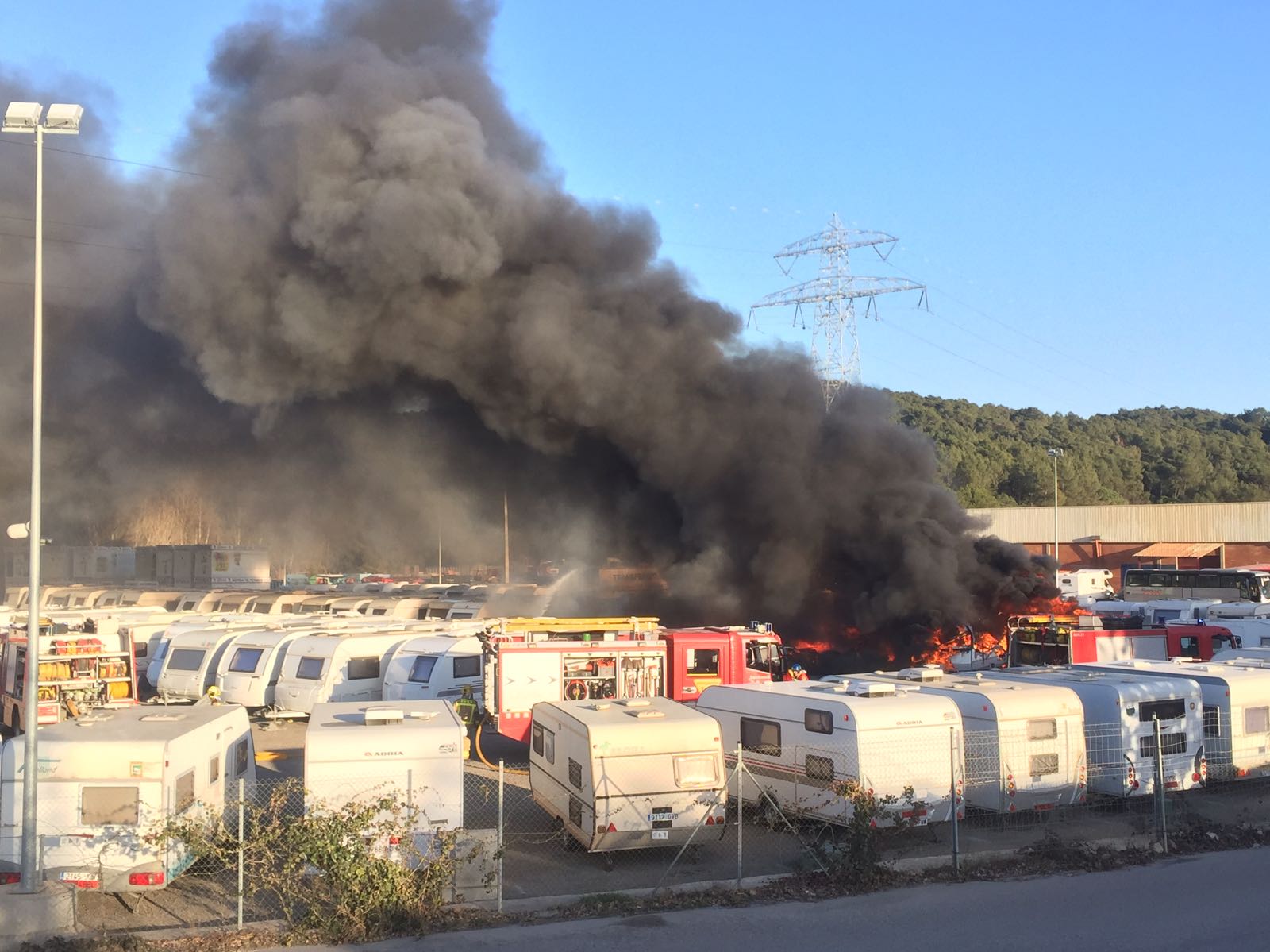 El pàrquing de caravanes està situat a Cerdanyola FOTO: Artur Ribera 