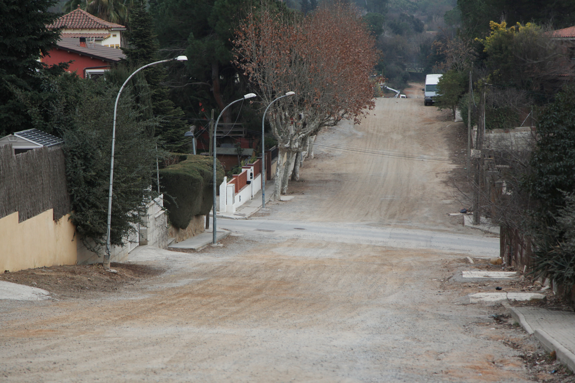 Un dels trams de l'avinguda del Baixador FOTO: Lali Puig