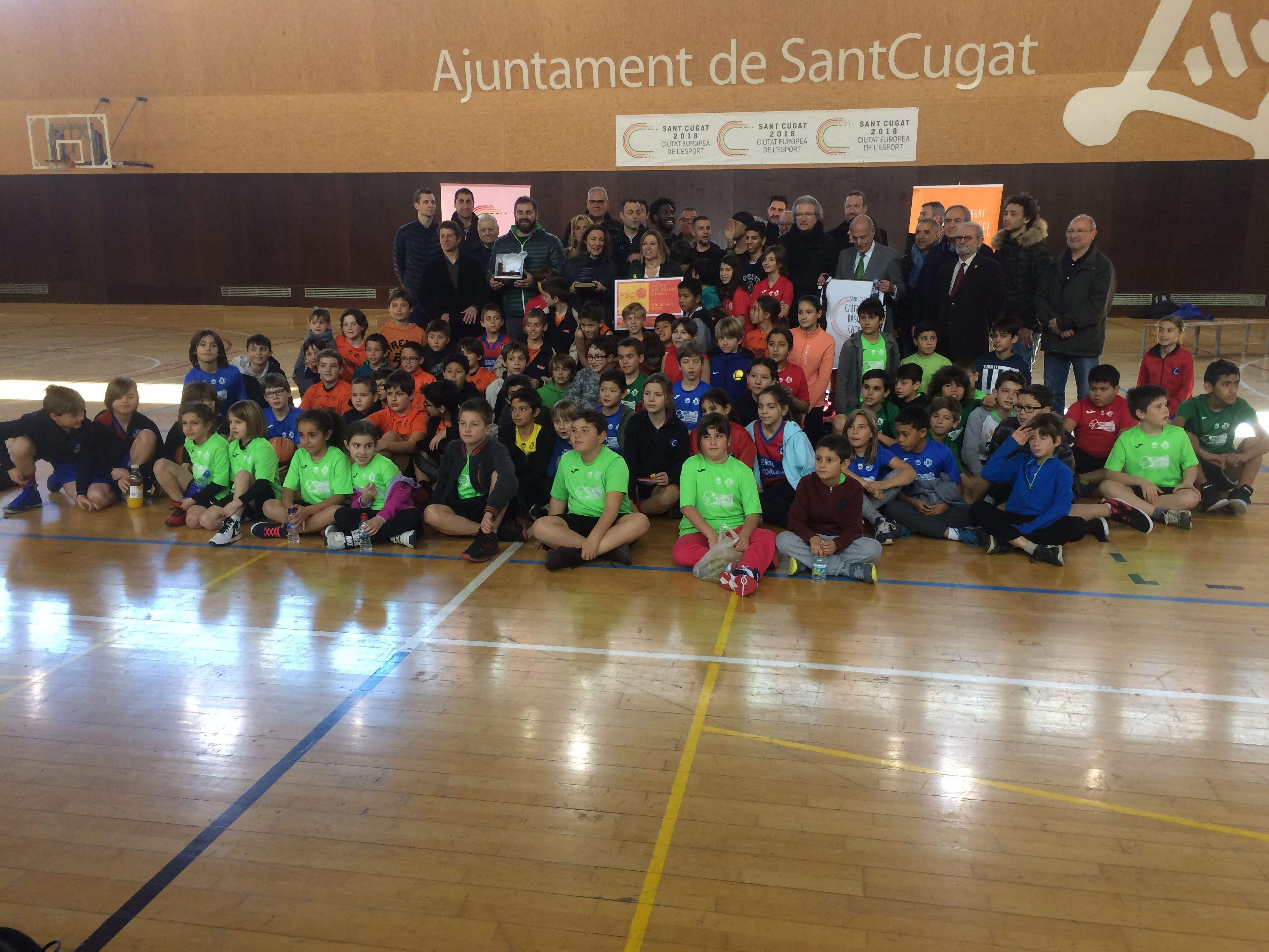 L'acte de cloenda de Ciutat del Bàsquet Català 2017 s'ha fet al Pavelló 3. FOTO: À. L. P.