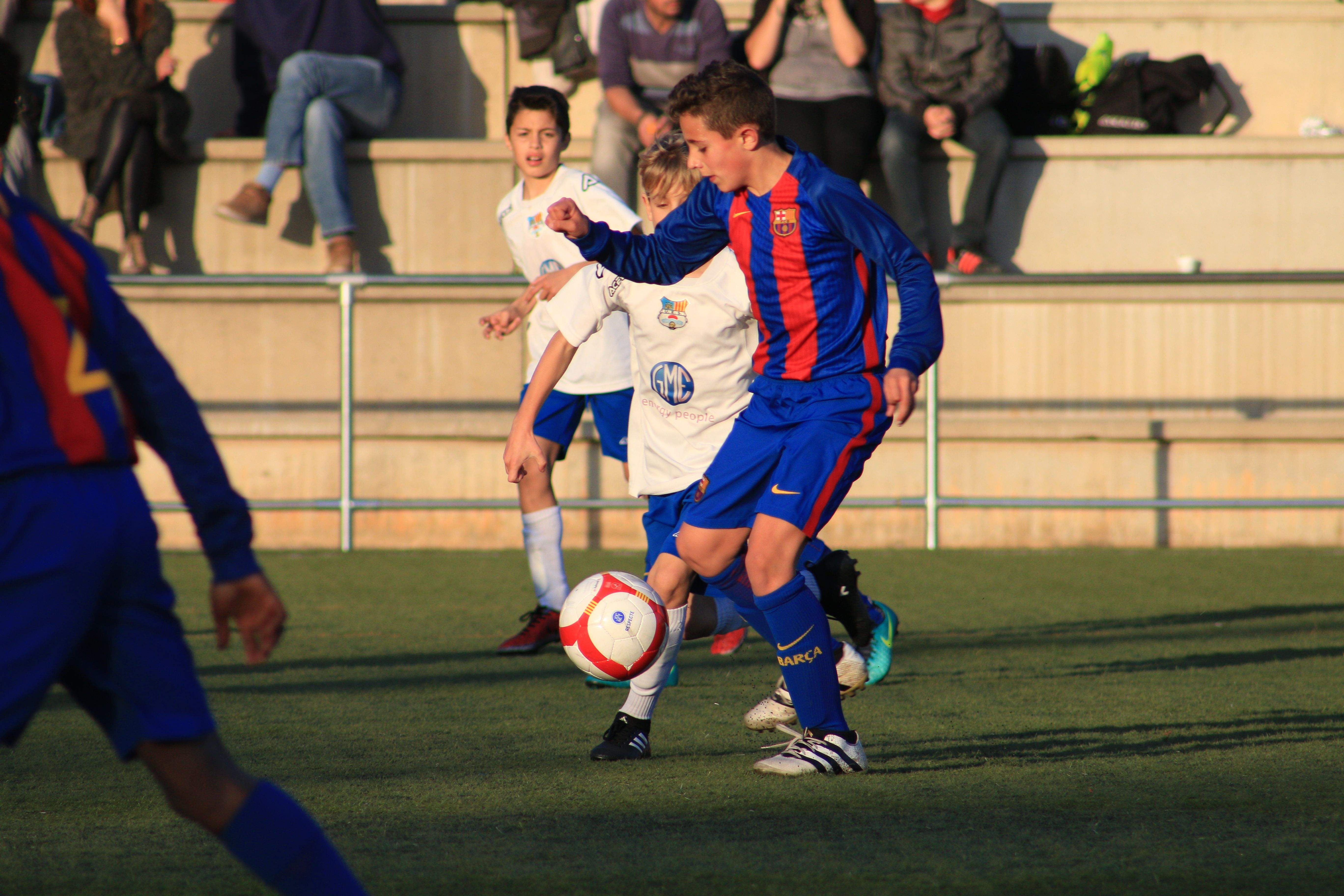 Un jugador del FC Barcelona en l'edició del 2017. FOTO: Lali Álvarez