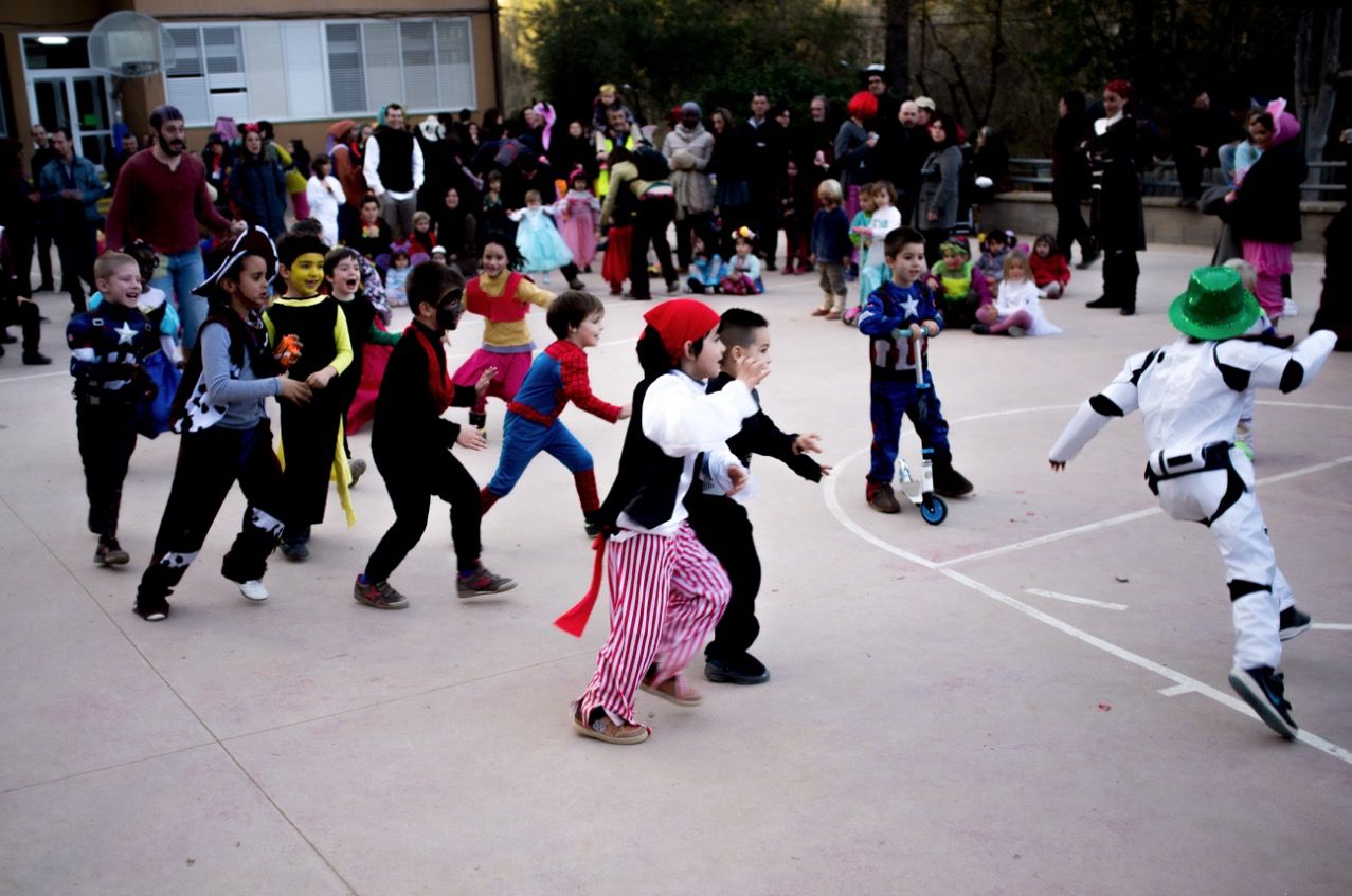 Carnestoltes a l'Escola La Floresta. FOTO: David Molina