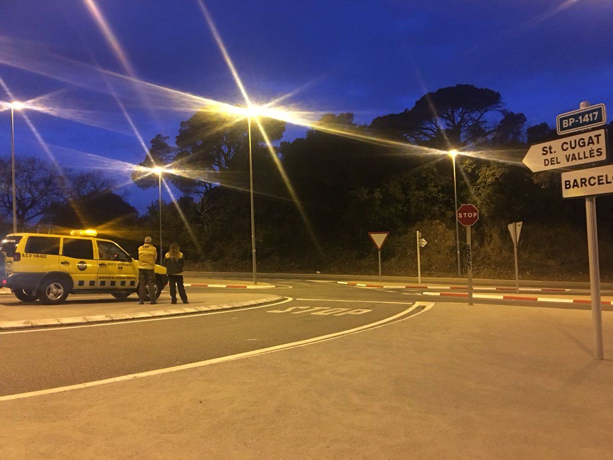 ADF en una de les entrades de Sant Cugat FOTO: Ajuntament de Sant Cugat