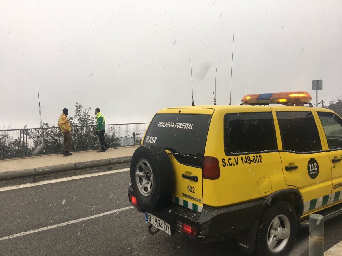 Un cotxe d'ADF Sant Cugat al Tibidabo FOTO: ADF Sant Cugat