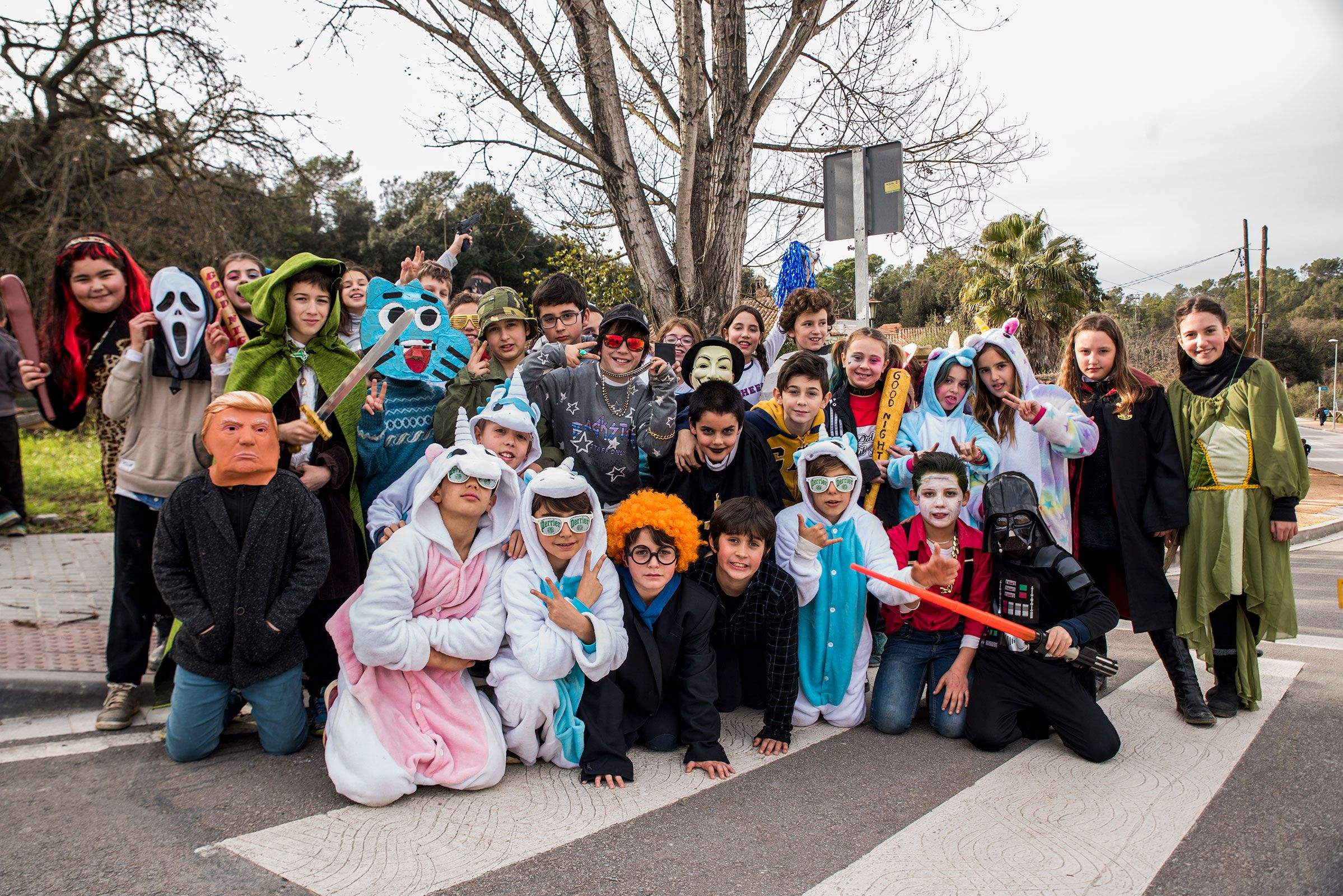 El Carnaval al barri de La Floresta. Foto: Bernat Millet
