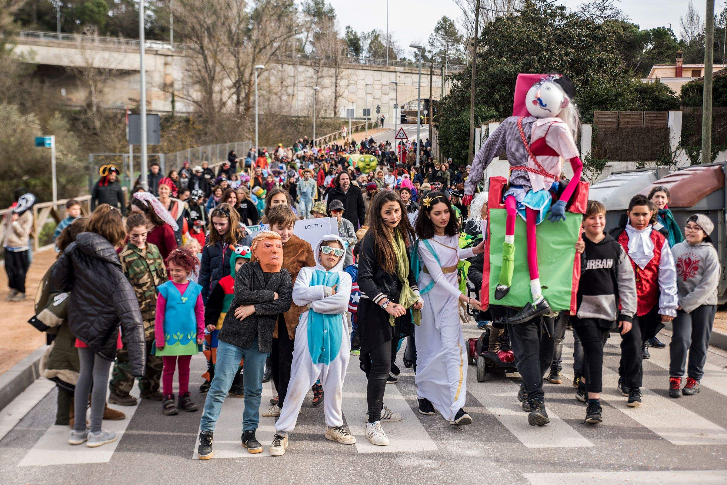 El Carnaval al barri de La Floresta. Foto: Bernat Millet
