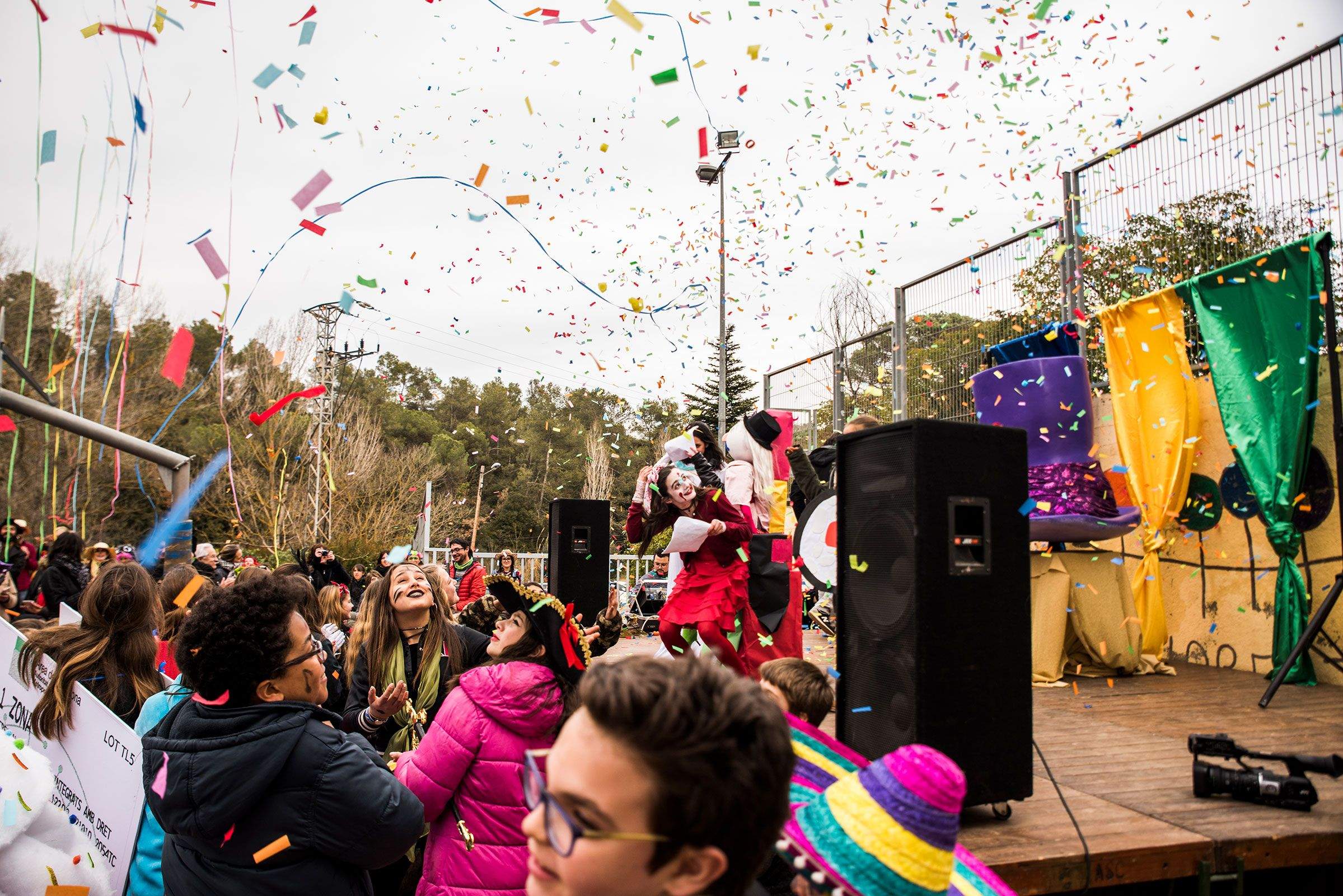 El Carnaval al barri de La Floresta. Foto: Bernat Millet
