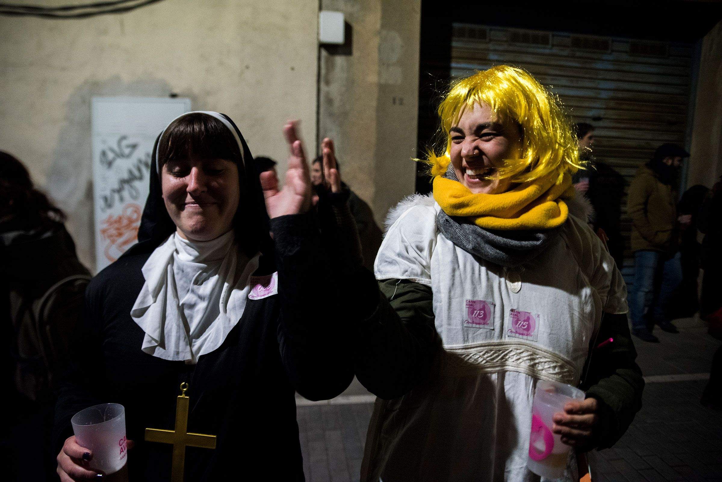 Cercatasques amb La Fanfarra. Foto: Bernat Millet.