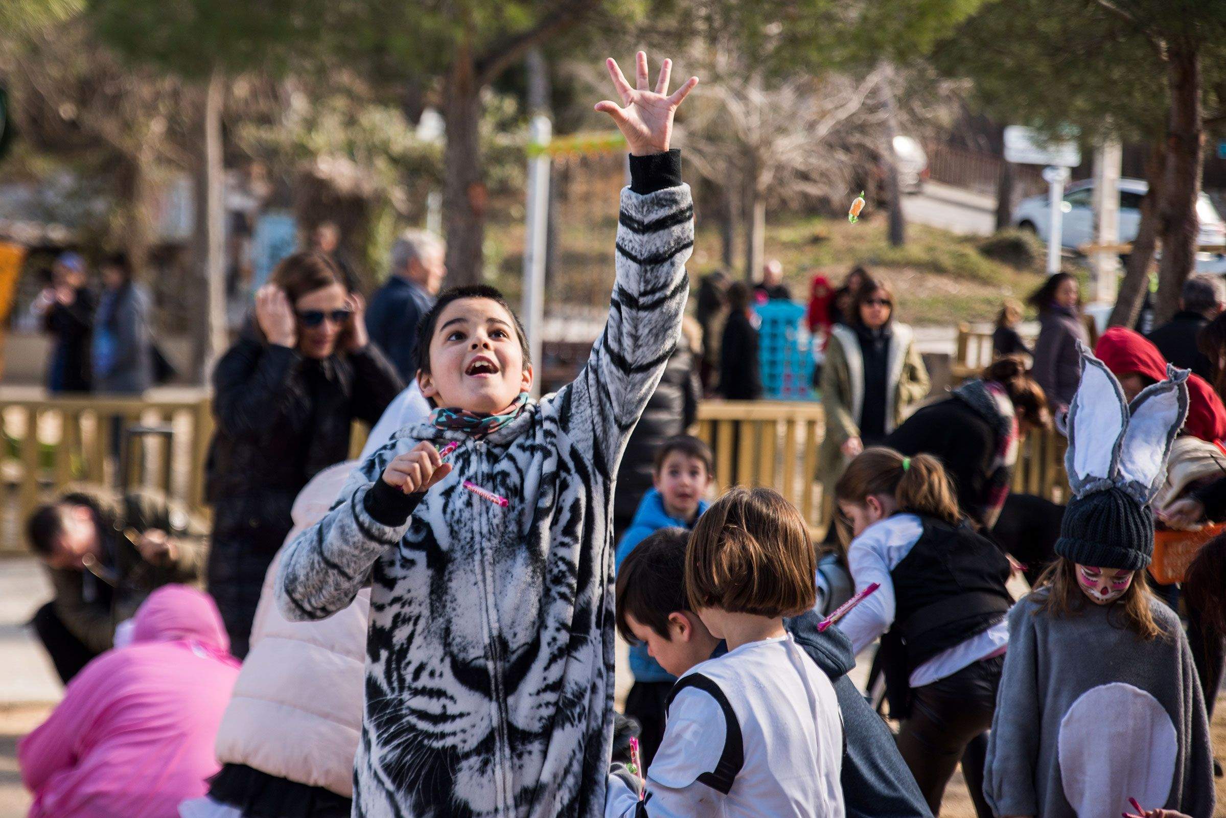 El Carnaval al barri de Les Planes. Foto: Bernat Millet