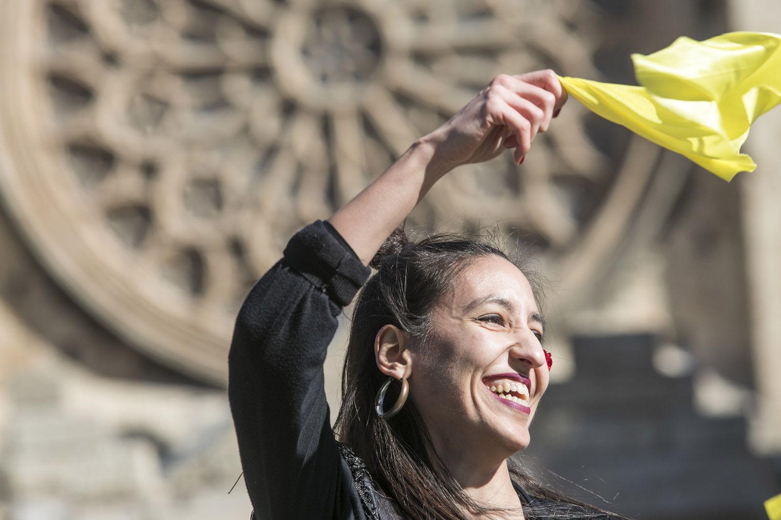 Ball de Velles i Ball de Gitanes a la plaça d’Octavià. FOTO: Lali Puig