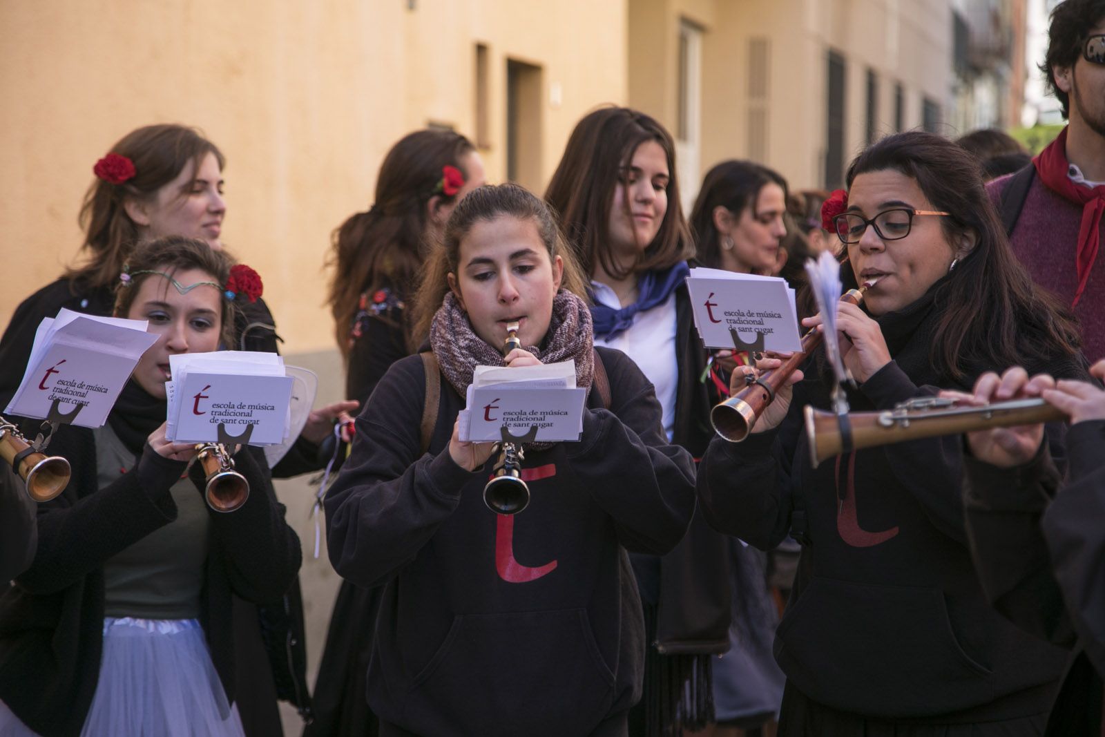 Cercaviles de Gitanesa a diferents places de la ciutat. FOTO: Lali Puig