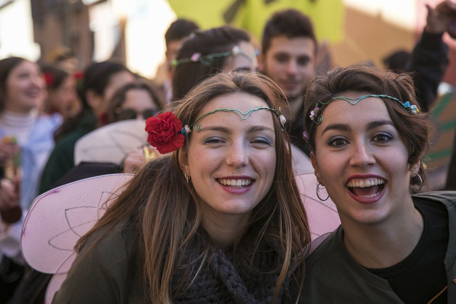 Cercaviles de Gitanesa a diferents places de la ciutat. FOTO: Lali Puig