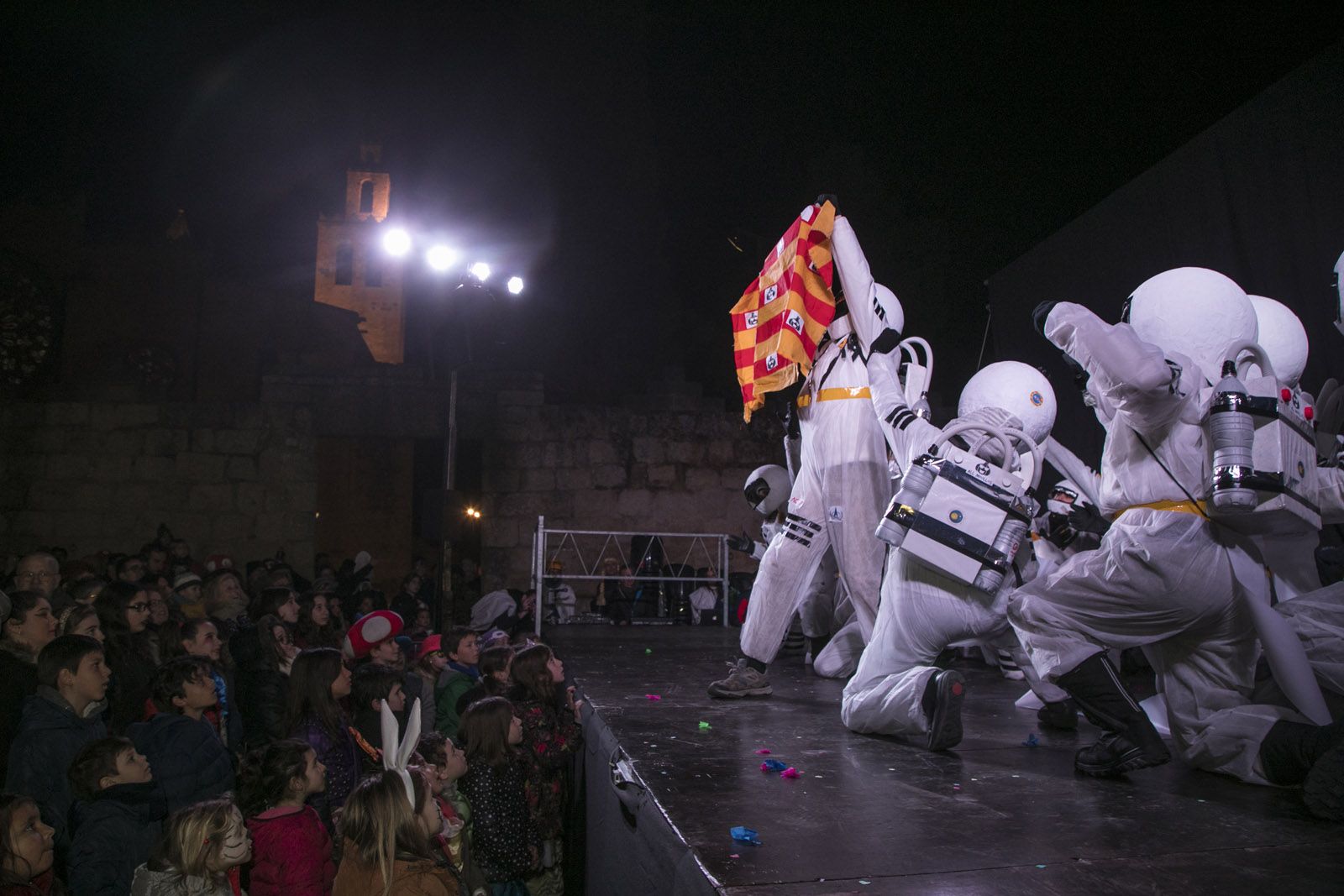 Rua de comparses adultes de Carnaval i entrega de premis a la plaça d’Octavià. FOTO: Lali Puig