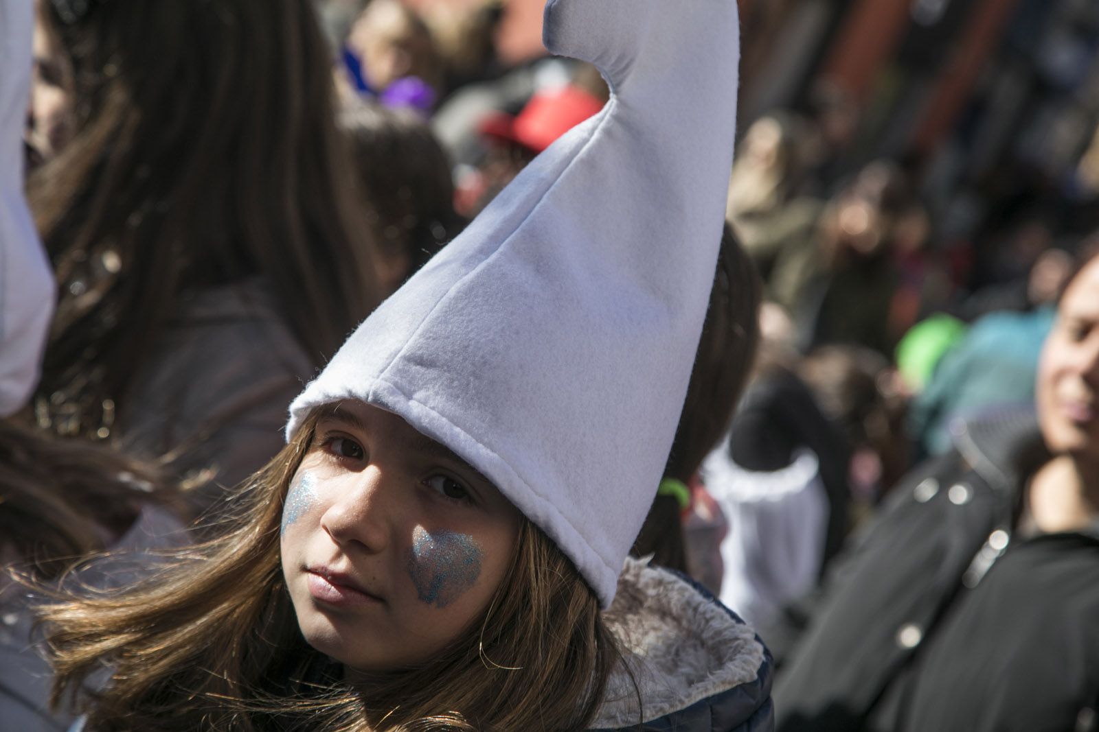 Rua de comparses infantils. FOTO: Lali Puig