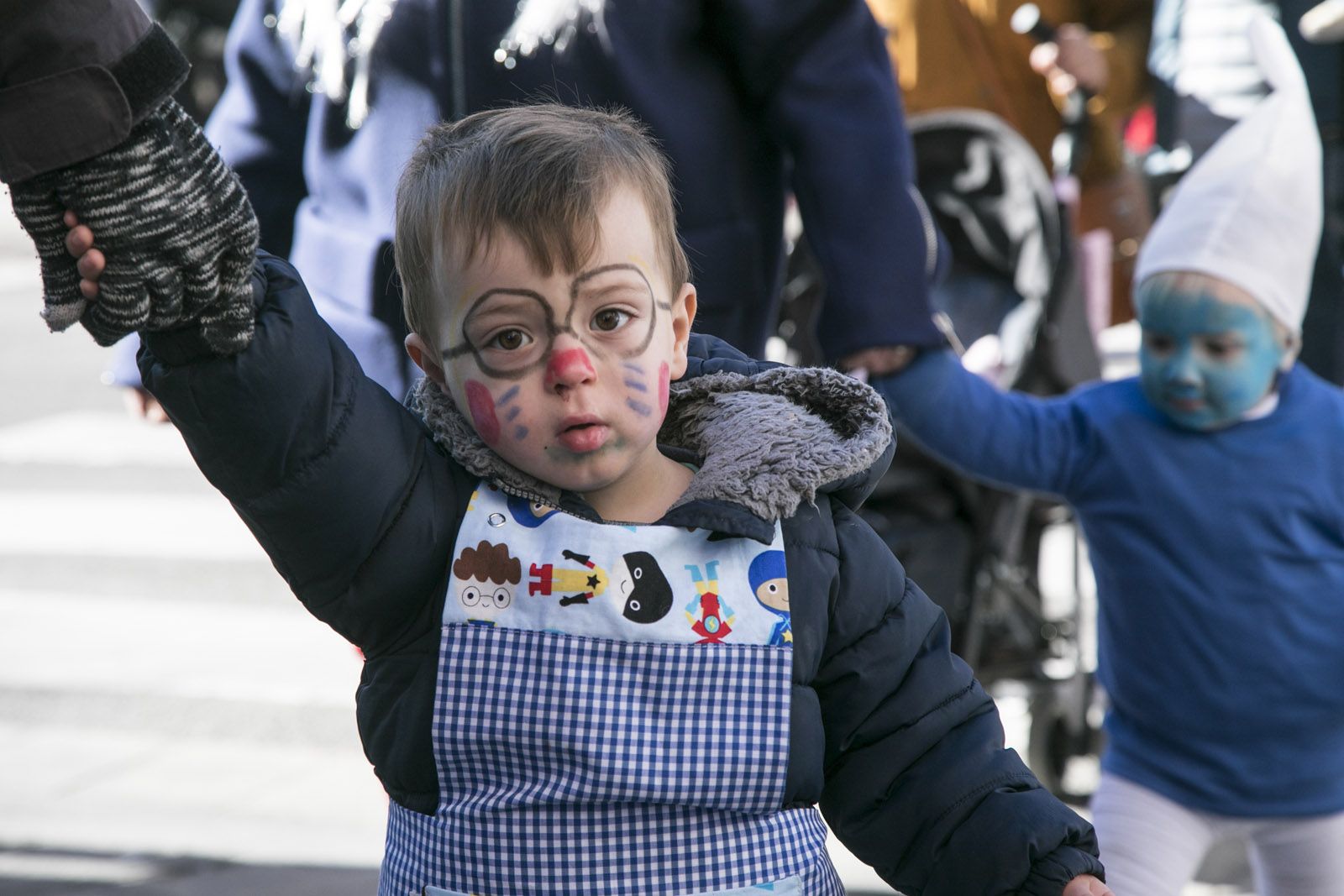 Rua de comparses infantils. FOTO: Lali Puig